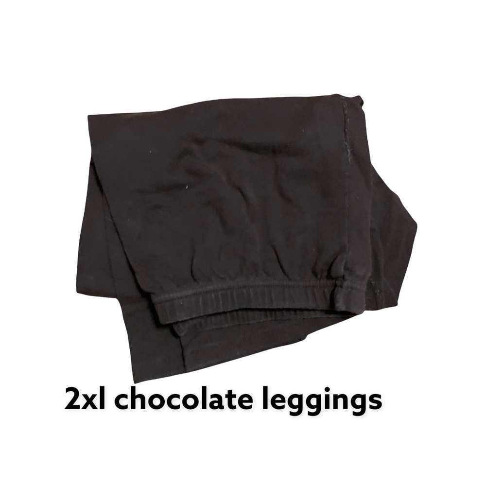 2xl chocolate brown leggings
